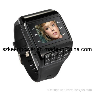 Q8 Dual SIM Card Dual Standby Quadband Watch Phone Keypad + 1GB Memory Card Watchphone